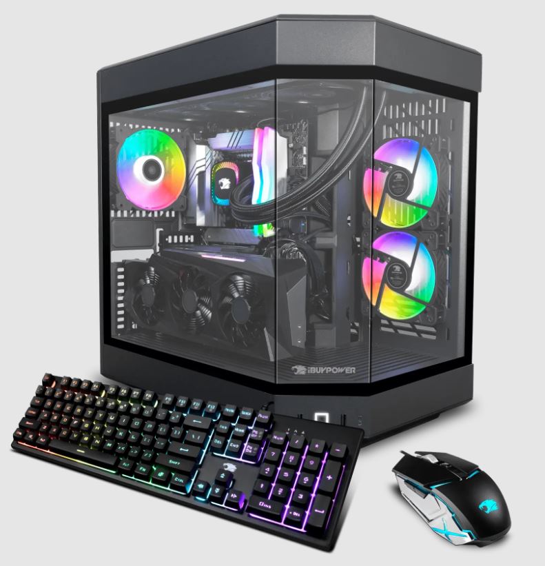 iBUYPOWER Gaming PC Cyber-Monday Deal with extra $100 Amazon Gift Card - RDY Y60BG205 i9-13900 + RTX 3080 + 32GB RAM + 2TB NVME SSD + Hyte Y60 Case $2099