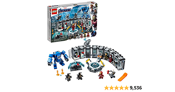 LEGO Marvel Avengers Iron Man Hall of Armor 76125 Building Kit Marvel Tony Stark Iron Man Suit Action Figures (524 Pieces), Standard, Multicolor - $47.99