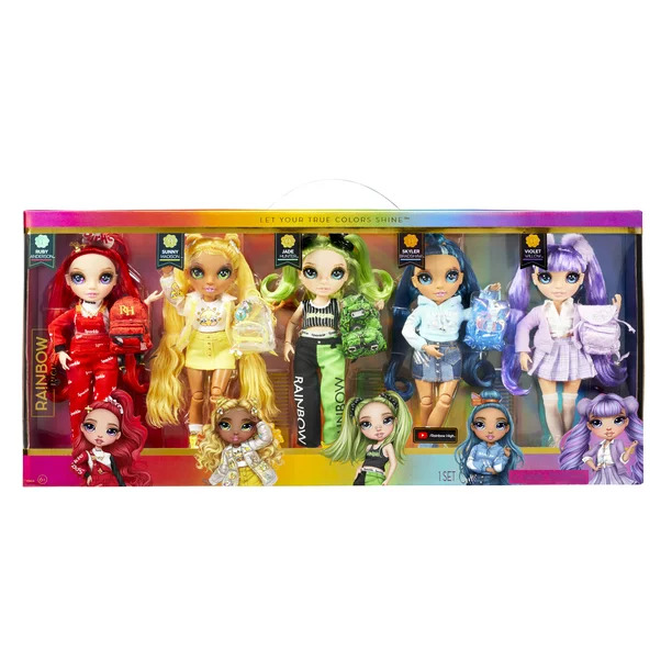 Rainbow High Exclusive with 5 Jr High Fashion Doll Favorites Ages 4 & up $49