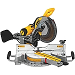 YMMV Dewalt 15 Amp Corded 12 in. Double Bevel Sliding Compound Miter Saw, Blade Wrench and Material Clamp - $315
