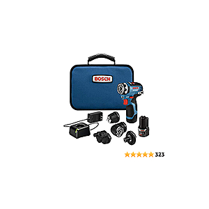 GSR12V-300FCB22, 12V Max Drill/Driver with 5-In-1 Flexiclick® System with  (2) 2.0 Ah Batteries