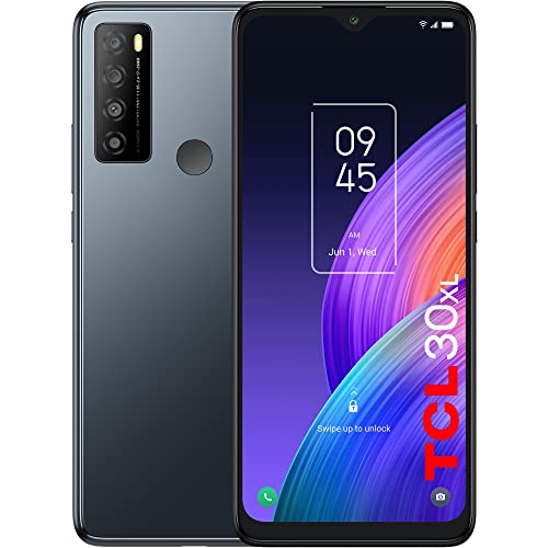 TCL 30XL |2022| Unlocked Cell Phone, 6.82 inch Vast Display, 5000mAh Battery, Android 12 Smartphone, 50MP AI Quad-Camera, 6GB RAM + 64GB ROM for $151.99 on Amazon $152