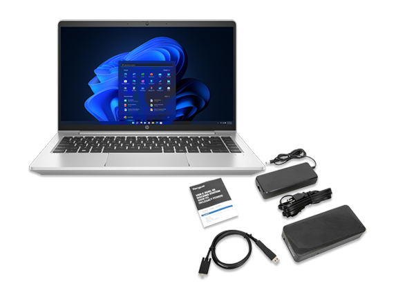HP ProBook 445 G9 Certified Refurbished Laptop, AMD Ryzen 7, 16GB RAM, 256GB SSD, 14" touch FHD + Targus USB-C Universal DV4K Docking Station $424