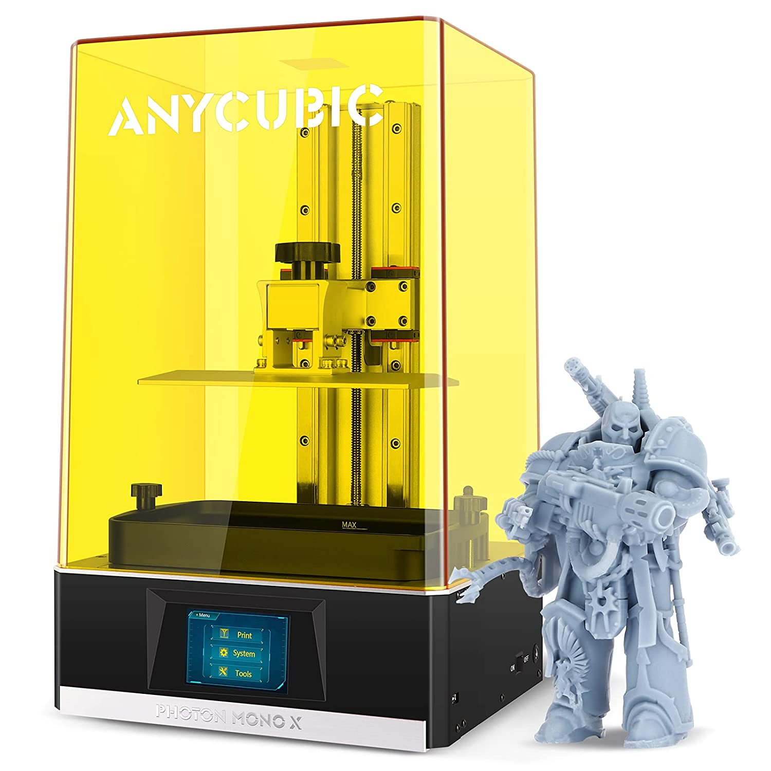ANYCUBIC Resin 3D Printer, Photon Mono X Large LCD UV Photocuring Fast Printing $429