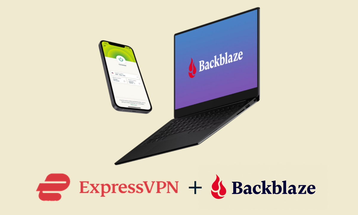 ExpressVPN & Backblaze: 3 Free Extra Months of VPN Protection + 1 Free Yr. of Unlimited Backup Storage $99.95