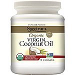 Prime w/ Alexa: 54-oz Spectrum Organic Virgin Coconut Oil (Unrefined) $8.65 w/ S&amp;S + Free S&amp;H