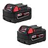Milwaukee M18 REDLITHIUM XC 18V 5Ah Battery Pack with Fuel Indicator (2 pack) + Free Tool $199 at Acme Tool + Free Shipping