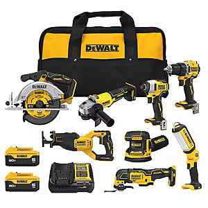 20V Lithium-Ion Cordless 8-Tool Combo Kit with (2) 5.0 Ah Batteries and Charger $649 at Home Depot + Free Shipping