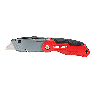 CRAFTSMAN 3/4-in 3 -Blade Folding Retractable Utility Knife $6 at Lowes + Free Pickup or Free Delivery on Orders Over $35 For Lowe's Rewards Members