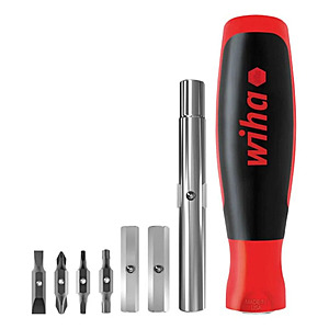 Wiha Multi Driver Screwdriver Set 11 in 1 $10 At Acme Tool + Free Shipping On Orders Over $199