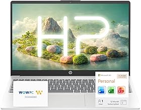 HP 15.6" Business Laptop Computer with Microsoft 365 • 2026 Edition • Copilot AI • Intel 4-Core N100 CPU • 1.1TB Storage (1TB OneDrive + 128GB UFS) • 16GB RAM • Windows 11 $350