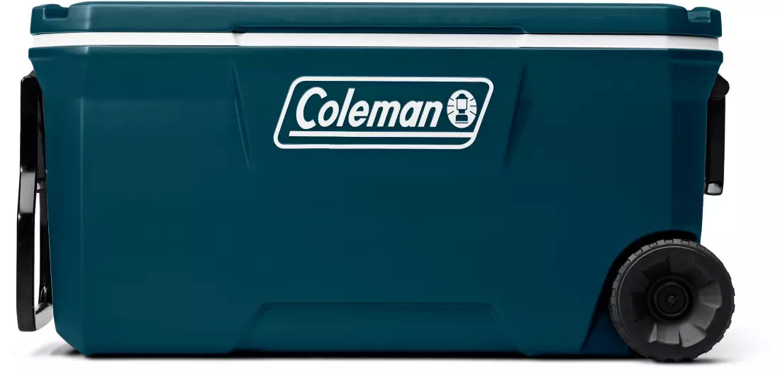 Coleman cooler 100qt w wheels - $59.99