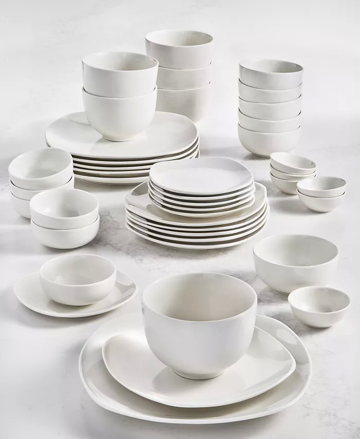 42-Piece Tabletops Unlimited Dinnerware Set (Various Designs) for $39.99 $39.98