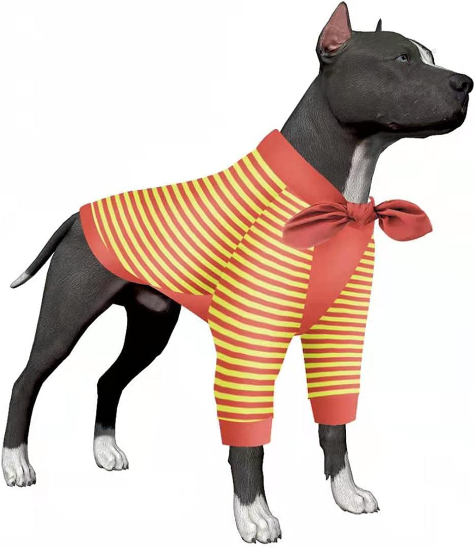 Amazon.com : LovinPet Dog T-Shirt for Large Big Dog Shirt/Stripe Lightweight 2-Leg Dog Tee Shirts/Dog Sun Protection Shirt, Pullover Pet Anxiety Relief : Pet Supplies $29.9