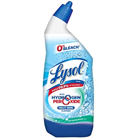 24-Oz Lysol Bleach Free Hydrogen Peroxide Toilet Bowl Cleaner (Cool Spring Breeze) $2.13 + Free Shipping w/ Prime or on $25+