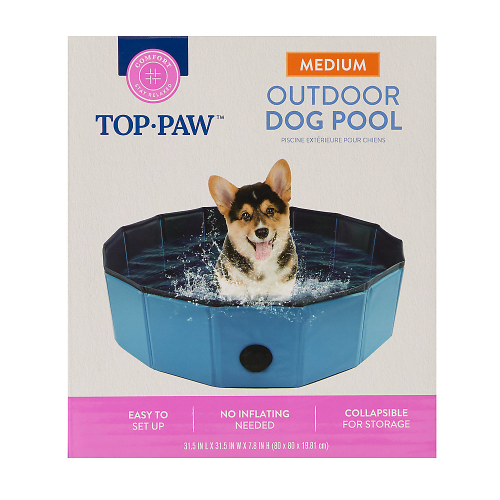 Top Paw Foldable Outdoor Dog Pool (Various Sizes): $11.27 to $17.47 + Free In-Store Pick Up (YMMV)