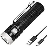 ThruNite T2 Rechargeable Flashlight, 21700 battery included CW + NW 30% prime discount. $55.96