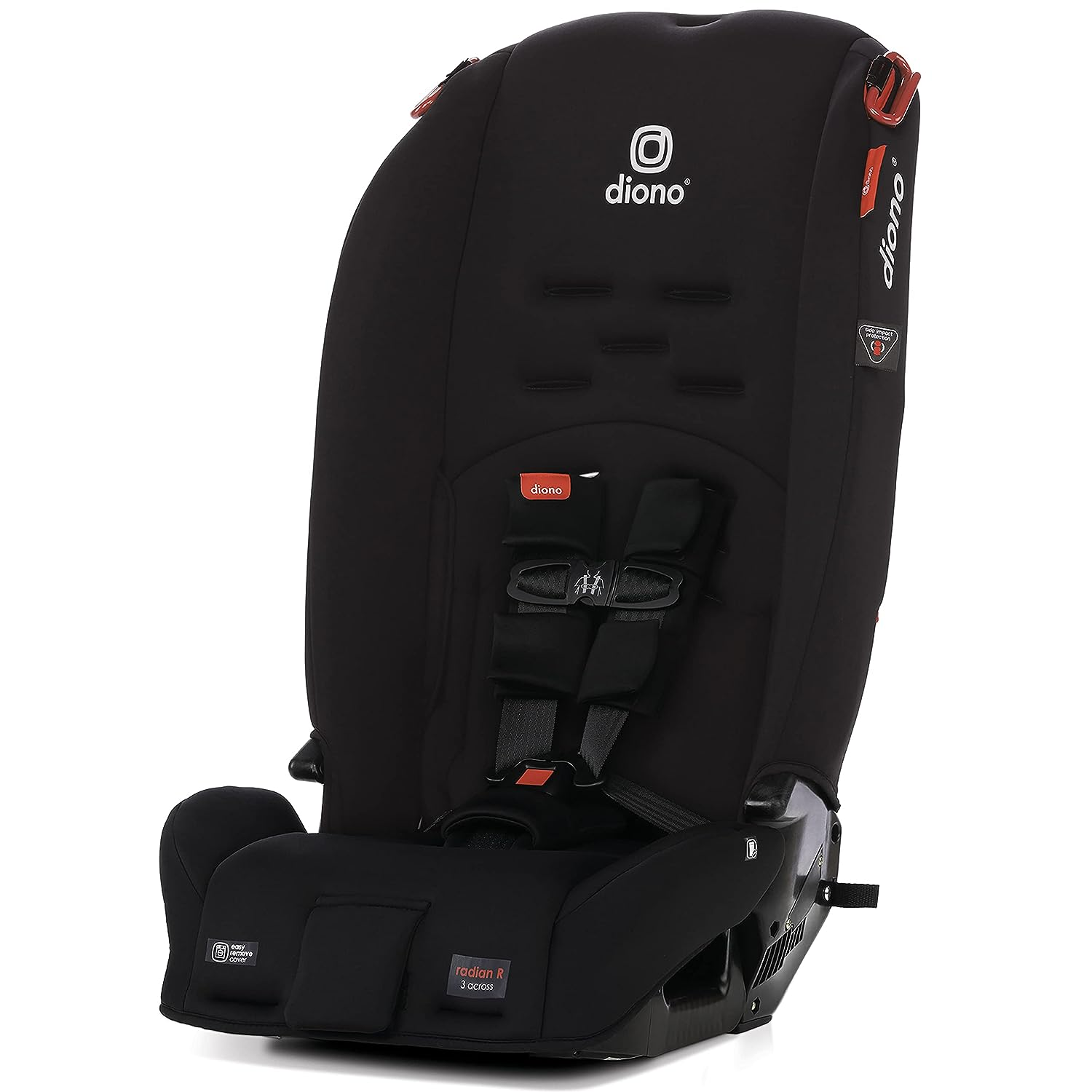 Amazon.com : Diono Radian 3R, 3-in-1 Convertible Car Seat, Rear Facing & Forward Facing, 10 Years 1 Car Seat, Slim Fit 3 Across, Jet Black : Baby $155