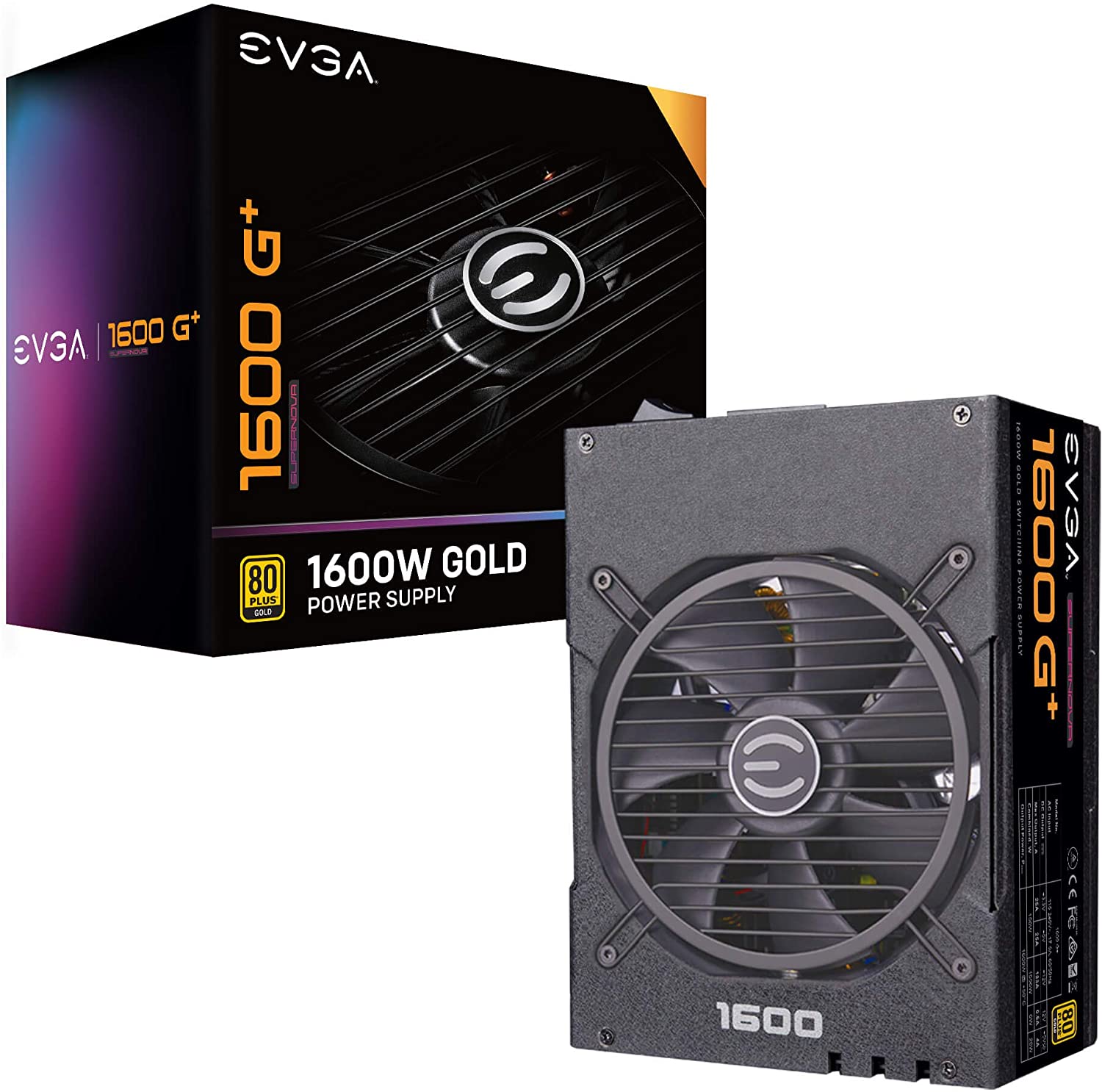 EVGA SuperNOVA 1600 G+ 1600W 80 Plus Gold Fully Modular Power Supply $300 + Free Shipping