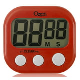 Ozeri Kitchen and Event Timer (Red & White) $2.47 + Free Shipping w/ Walmart+ or Orders $35+