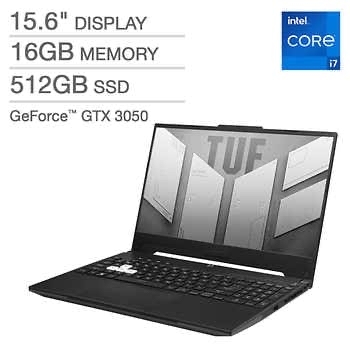 ASUS TUF Gaming F15 Laptop - Intel Core i7-12650H - GeForce RTX 3050 - 2560 x 1440 - Windows 11 - $915
