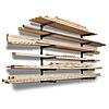 $31.98: Bora 6-Shelf Wood Storage Organizer Rack