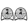$70： 2-Pack Simple Deluxe 20&amp;quot; 3-Speed Industrial Floor Fan