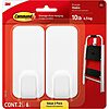 $4.39: 3M Command 10-Lb. XL Heavyweight Wall Hooks and Adhesive Strips (2 Hooks, 6 Command Strips)