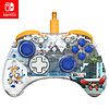$20:PDP REALMz Nintendo Switch Pro Controller, Customizable LED Lighting, 3.5mm Headphone Jack, Officially Licensed by Nintendo and SEGA: Sonic Superstars (Tails Seaside Hill Zone)