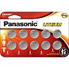 $6.99:Panasonic CR2032 3.0 Volt Long Lasting Lithium Coin Cell Batteries in Child Resistant, Standards Based Packaging, 10 Pack $6.98