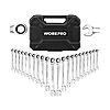 $39.99*:22-Piece WORKPRO Ratcheting Wrench Set Ratchet Combination Wrench Set with Organizer Box