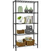 $45.99*:72&amp;quot; 5-Tier BestOffice Wire Shelving Unit (1250-lb Capacity, Black) at Walmart.