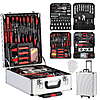 $69.99*:UBesGoo 799 Pcs Tool Set, Household Repair Hand Tool Kit, Mechanics Tool Kit, with Trolley Case, Silver