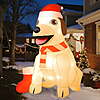 $19.99*:GVDV 7 FT Christmas Inflatable Lab Dog with Bright LED, Blow Up Decoration for Outdoor &amp;amp; Indoor Holiday Party, Yard, Lawn, Home