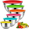$16.98*:TINANA 6-Pack Mixing Bowls with Lids-Multicolor @ Walmart
