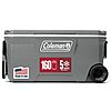 Coleman Classic Series Insulated Portable Rolling Cooler with Wheels, 100 QT