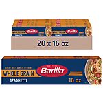 $23.6: Barilla Whole Grain Spaghetti Pasta, 16 oz. Box (Pack of 20)