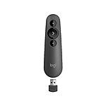 $29.99*:Logitech Wireless Presenter R500s, PowerPoint Clicker with Laser Pointer, Wireless Presentation Clicker Remote