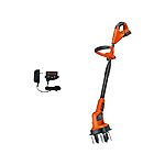 $69.99*:BLACK+DECKER LGC120 BLACK+DECKER 20V MAX* Lithium-Ion Cordless Garden Cultivator/Tiller Kit