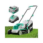 $64.99*:Litheli 13 Inch Cordless Lawn Mower, 5 Heights, 20V Electric Lawn Mowers for Garden and Yard, with Brushless Motor, 4.0Ah Battery &amp; Charger Included
