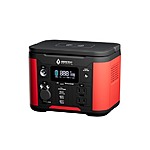 $99.99*:Arrowhead Outdoor 296W Portable Power Station, Lithium, Solar Generator, 120V/300W (Peak 600W) Pure Sine Wave AC Outlet, USB-C PD 60W, Case, Outdoor, Home Emergency, Power