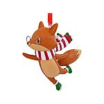 $3.99*:Hallmark Ice Skating Fox Christmas Ornament ( Inches: 3 x 3 x 1.5)