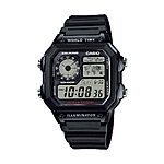 $19.99*:39.5mm Casio Men's Digital LC Analog Multi-Function Watch (Black)