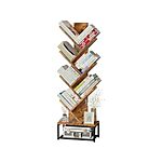 $19.99*: 7 Tier Bookcase Storage Metal Base-7.6&quot;D x 14.6&quot;W x 43.9&quot;H