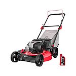 $99.99*:PowerSmart 21&quot; 3-in-1 Gas Push Lawn Mower, 140cc B&amp;S Engine with Forced Air-Cooling, 6 Height Levels