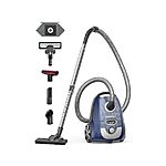 $69.99*:(NEW!) Aspiron Canister Vacuum Cleaner, 1300W Bagged Canister Vacuum, Turbo Brush, 5 Tools, 3.7Qt, H13 HEPA Filter, Automatic Cord Rewind