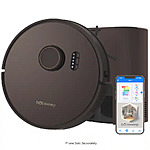 bObsweep - Self-empty Robot Vacuum Cleaner, with 100-Day Dock, Activate Charcoal Odor Filtration, and LiDAR Mapping - Chocolate $140