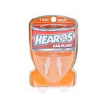 $3.99*:HEAROS High Fidelity Series Ear Plugs with Free Case, NRR 12, 1 Pair, Silicone, Hypoallergenic, Clear (311)