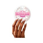 $4.99*:Olive &amp; June Instant Mani Press-On Nails | (Glue) Short, Round 42 Fake Nails, 21 Sizes | Non-Toxic, Long-Lasting Recycled Materials Realistic Look | Salon-Quality at Home |