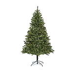 6.5 ft Pre-Lit Arlington Artificial Christmas Tree with LED Lights by Holiday Time $40.6